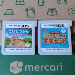 3DS こびとづかん こびとの不思議 実験セット こびと観察セット2本まとめ売り