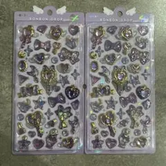 ボンボンドロップシール マジカル パープル 2枚セット