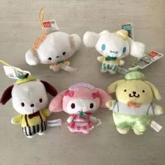 サンリオキャラクターズ　パフェデザインマスコット　５点セット