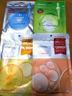 MEDIHEAL メディヒール 3ミニッツマスク 7枚入 4種類セット