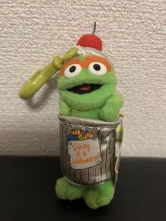 セサミストリート　オスカー　マスコットキーホルダー