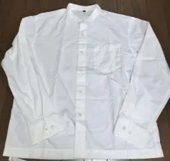 ホワイト　バンドカラー Mサイズ　良品計画　未着用品