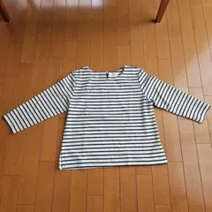 BEAMS HEART ボーダー 七分袖 Tシャツ