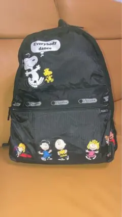 ☆スヌーピー リュック ブラック レスポートサックとのコラボ