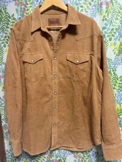 GAP 1969 コーデュロイ長袖シャツ L キャメルブラウン