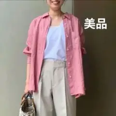 フレンチリネン シャツ