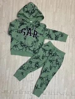 GAP 恐竜柄 パーカー セット アップ 3歳用