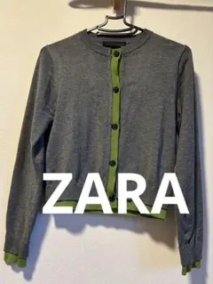 ZARA コントラストニットカーディガンのサムネイル