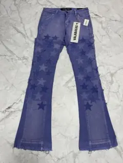 VALABASAS バラバサス　パープルスター　スキニーフレア　30 新品のサムネイル