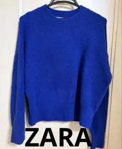 ZARA ニット ブルー