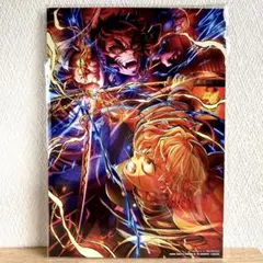 鬼滅の刃 劇場版　入場者特典　第5弾キービジュアル イラストボード　善逸　獪岳