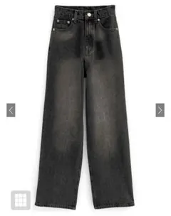 ハイウエストストレートデニムパンツ[cu509] グレイル