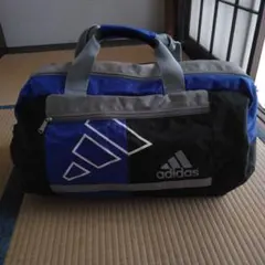 adidas ボストンバッグ ブルー ブラック