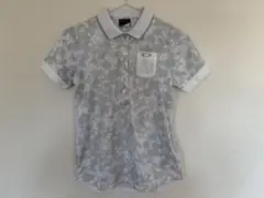 oakley レディース シャツ S グレー 花柄