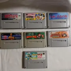 スーパーファミコン用ソフト　7個