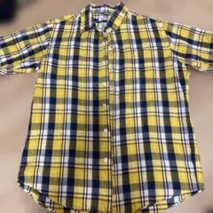 GLOBAL Work チェックシャツ 長袖