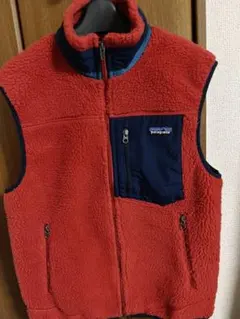 【極美品】パタゴニア レトロX ベスト S クラシックレッド 赤×紺 ボア