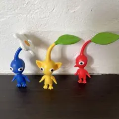 ピクミン ソフビフィギュア 3体セット 赤ピクミン 青ピクミン 黄ピクミンのサムネイル