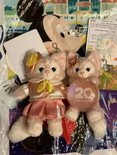TDS リーナベル 20周年 カラフルハピネス ぬいぐるみバッジ - メルカリ