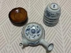 有田焼　慶四郎窯　煎茶器セット　茶托付き