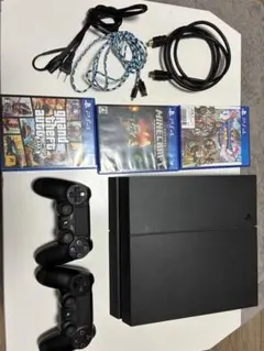 「PS4 本体 CUH-1200A ジャンク コントローラー2個 ソフト付き」