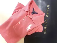 POLORalph Laurenピンク フリル付き ワンピース新品同様120