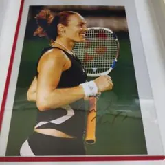 女子テニス　チャンピオン　ガブリエラ・サバティーニ 　直筆サイン入りフォト 女子テニス チャンピオン ガブリエラ・サバティーニ 直筆サイン入り