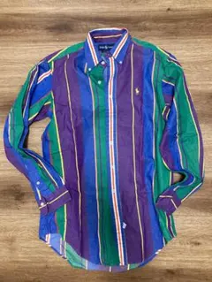 Ralph Lauren マルチストライプシャツ S