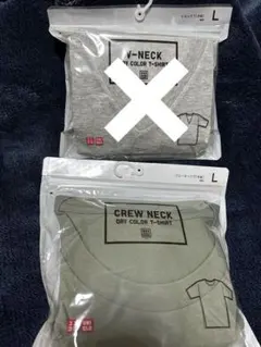 UNIQLO ユニクロ　DRYCOLOR　Tシャツ L MEN カーキ　1点