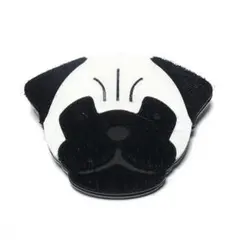 bro-0508　ブローチ　パグ　犬 イヌ　ドッグ　アクリル