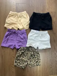 カラフルな半ズボン5点セット