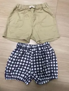 ユニクロ　ハーフパンツ　100 2枚セット