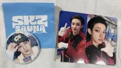 straykids KARMA｜トレカ×2 SKZ SAUNA ｜缶バッチ