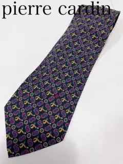 ⭐️3本購入で1本分無料⭐️ピエールカルダン　総柄　シルク　ネクタイ