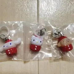 サンリオ いちごめじるしアクセサリー キティ ポムポムプリン シナモロール