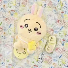 未開封新品2点　お出かけ楽しみ！なお座りミニぬいぐるみうさぎ コンタクトケース