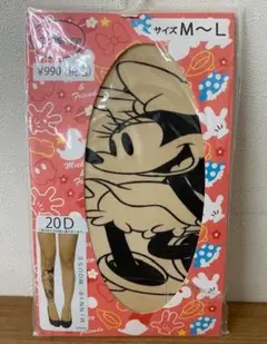 ★選べる3点980円★ ディズニー　ストッキング　タトゥープリント　M~Lサイズ