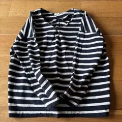 STUDIO CLIP ボーダー長袖Tシャツ M
