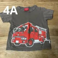 【OJICO】消防車とペンギンのTシャツ　4A