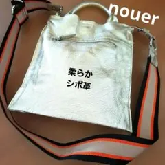 nouerヌエ一ルクロスボディショルダーシャンパンゴ一ルド美品のサムネイル