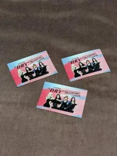 BLACK PINK スーパードライ コラボステッカー3枚
