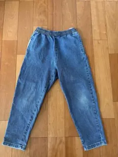 GU デニム　パンツ　ブルー　キッズ　130