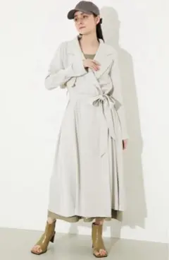 ⑧rienda リエンダ レディライトトレンチコート