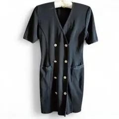 FOXEY BOUTIQUE　ワンピース　40　黒　ブラック　ひざ丈　フォクシー