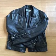 AZUL BY MOUSSY ライダースジャケット ブラック S