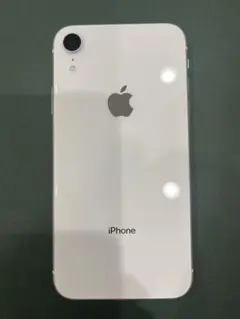 iPhoneXR 本体 64GB SIMフリー ホワイト　スマホケースおまけ