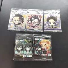 鬼滅の刃ウエハースシール11.12　5枚　煉獄杏寿郎、胡蝶しのぶ、不死川玄弥、