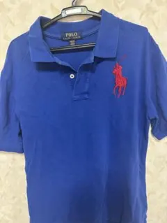 Polo Ralph Lauren 青 ポロシャツ M110-12