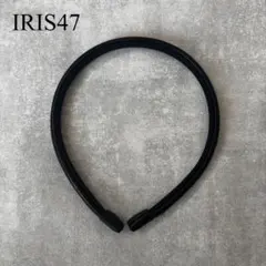 IRIS47 ブラック レザー ヘッドバンド カチューシャのサムネイル
