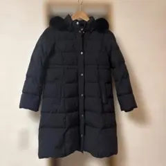 のん様専用pom ponette ネイビーダウンコート M(150)